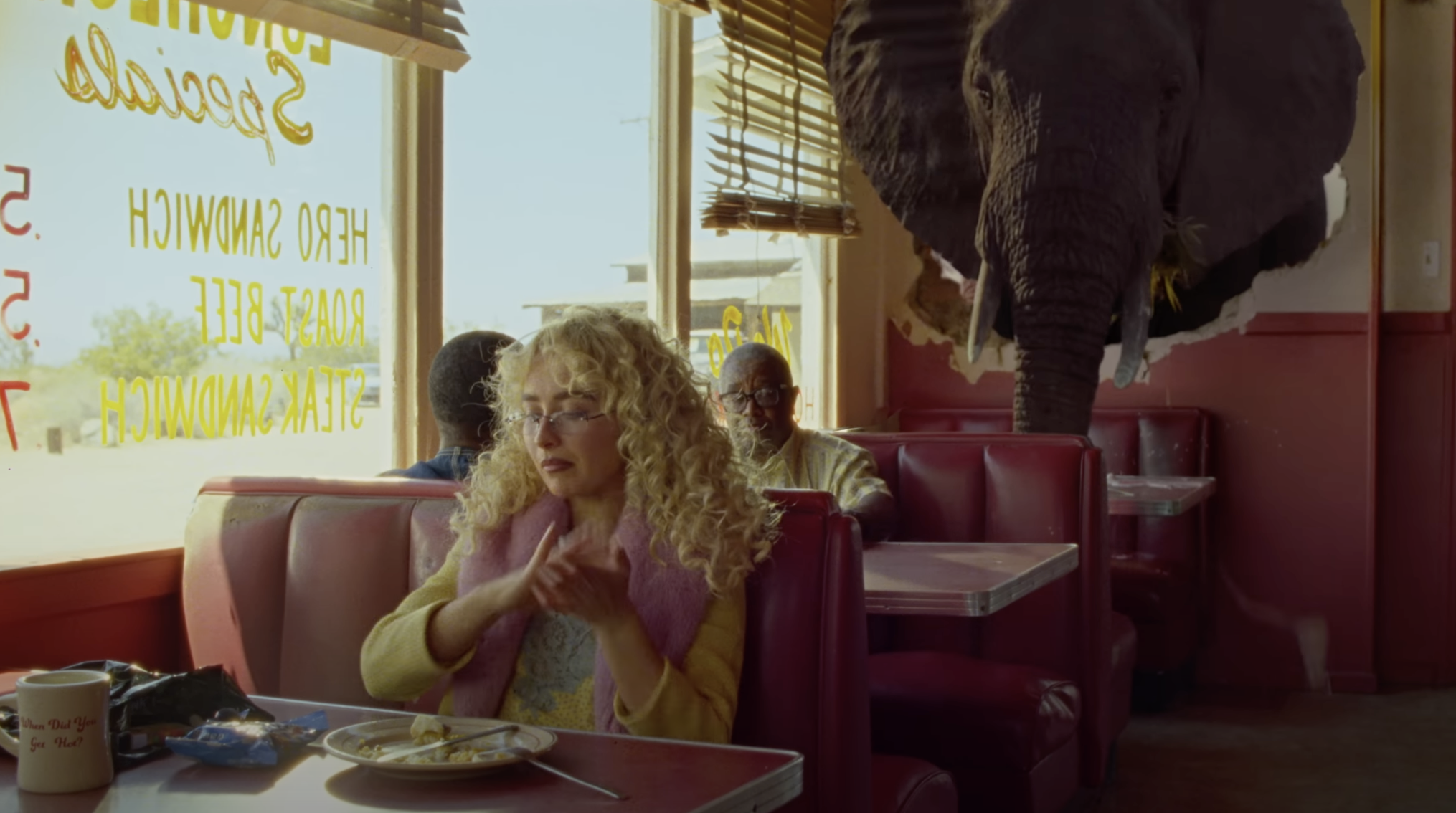 Manchild music video scene