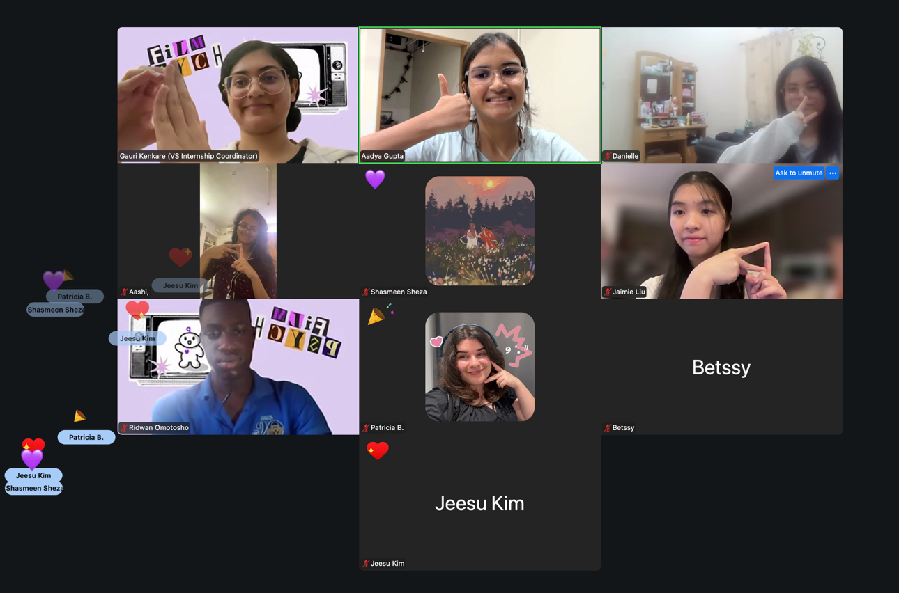 Internship cohort meeting